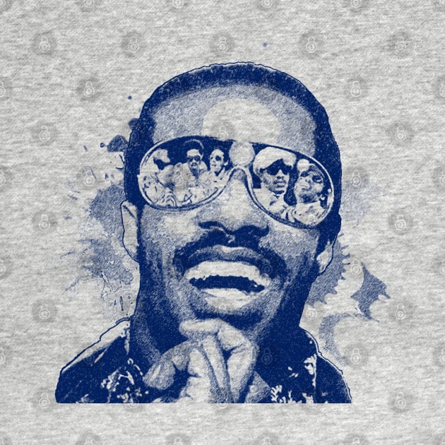 Stevie Wonder by Angelmuvon